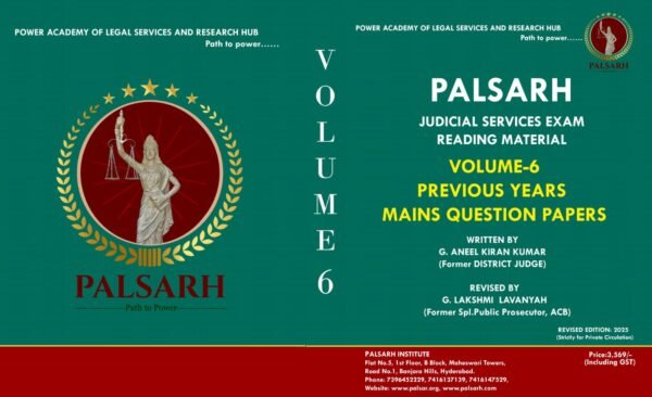 Volume-6  Previous years question papers (Mains) Format